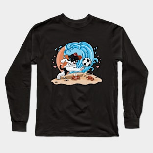 Dog playing ball Long Sleeve T-Shirt